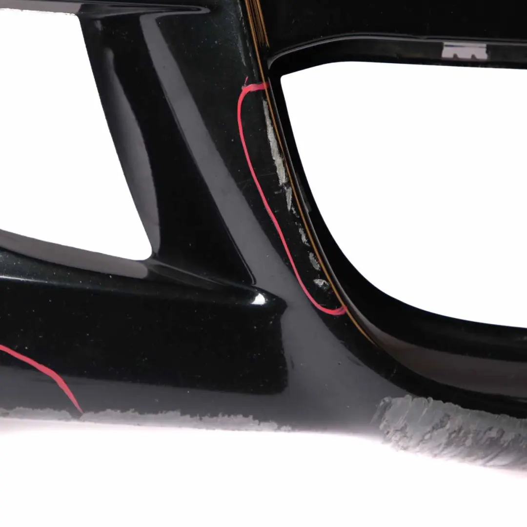 BMW 1 E81 E87 M Sport Front Bumper Trim Panel Black Sapphire Metallic - 475