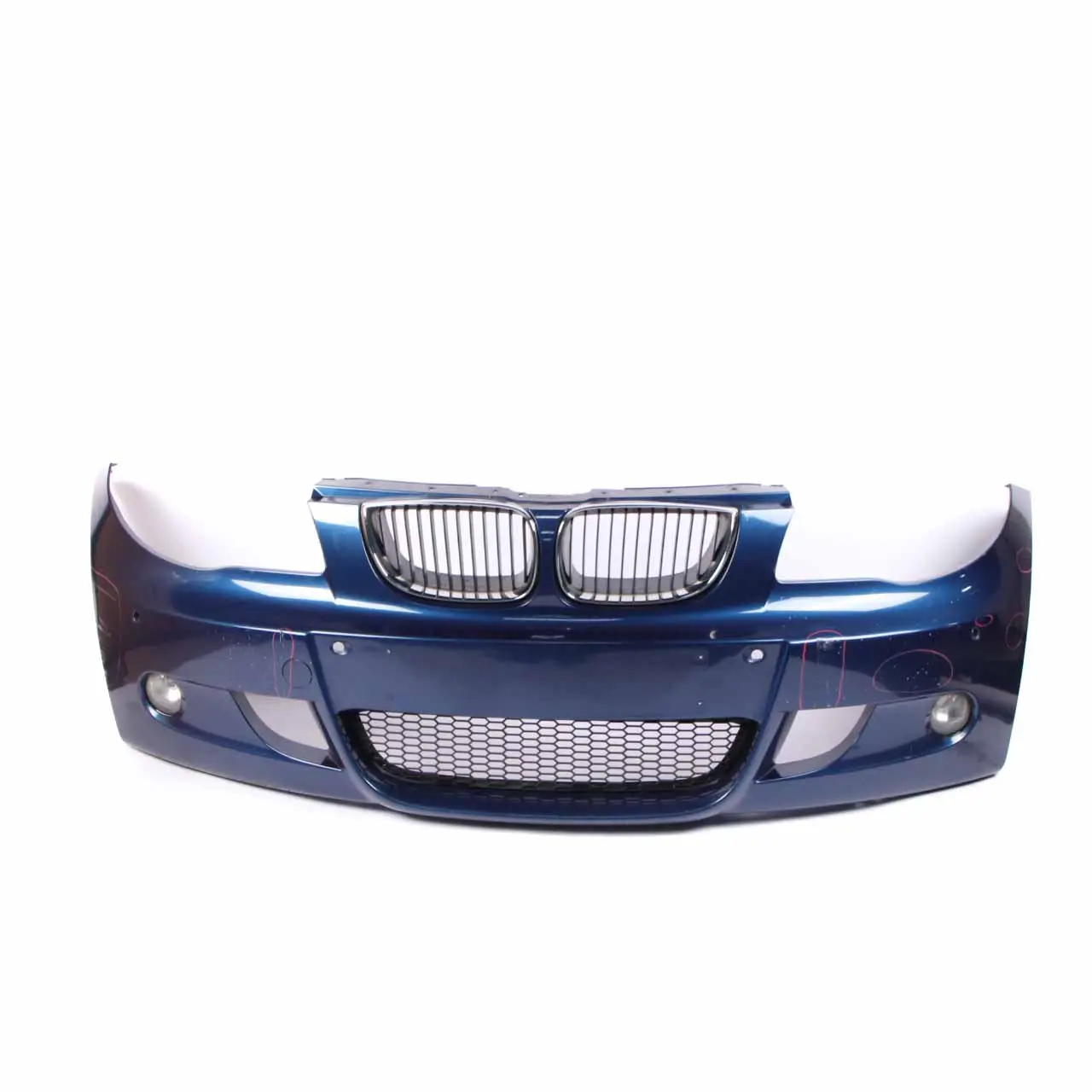 BMW E81 E87 LCI M Sport Complete Front Bumper Trim Panel Le Mans Blue - 381