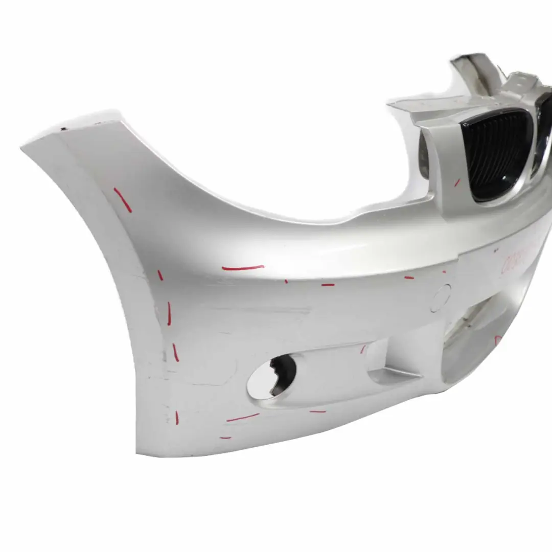 BMW E81 E87 Front Bumper M Sport Trim Panel Titansilber Titan Silver - 354