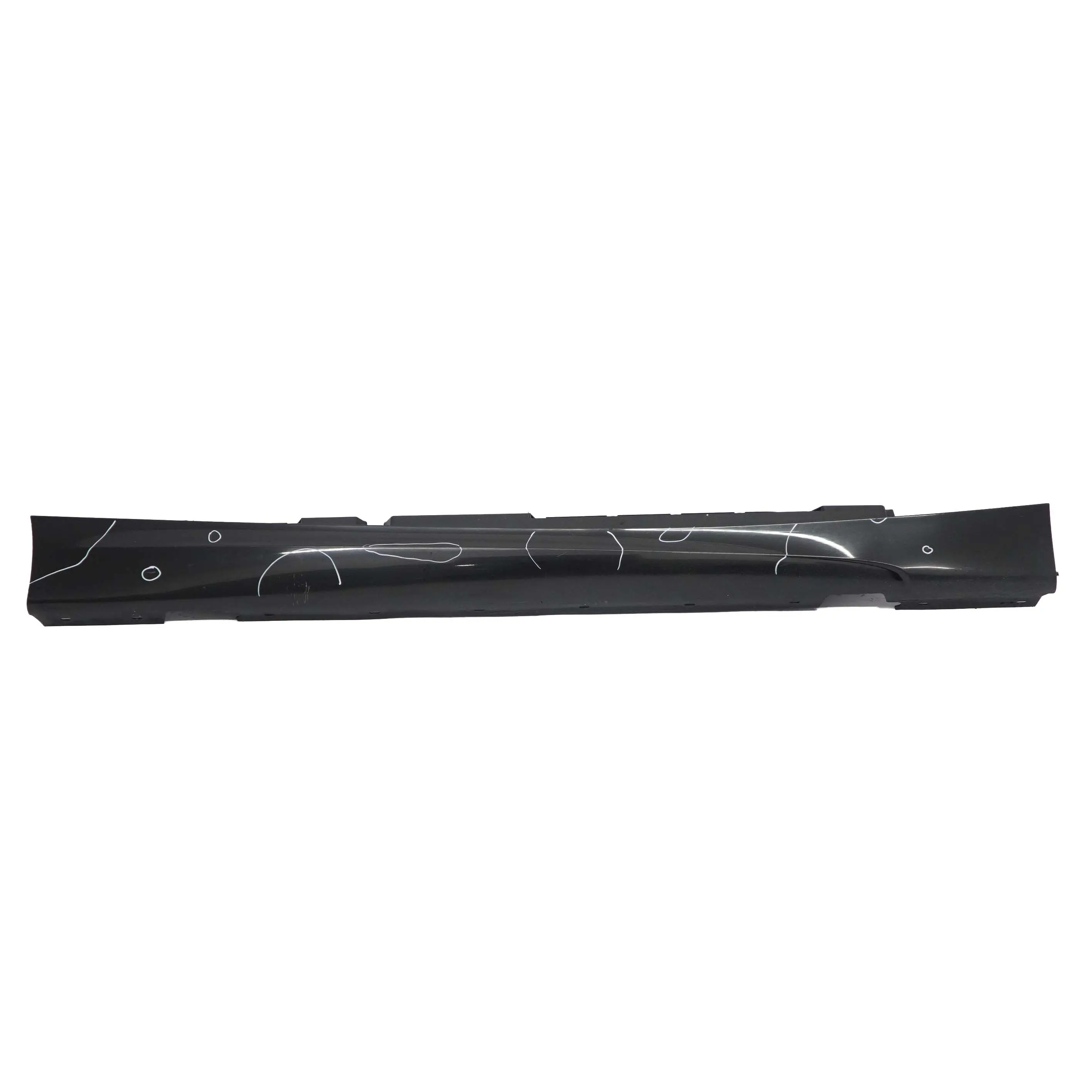 BMW 1 E87 LCI 6 M Sport Sill Strip Side Skirt Right O/S Black Sapphire - 475