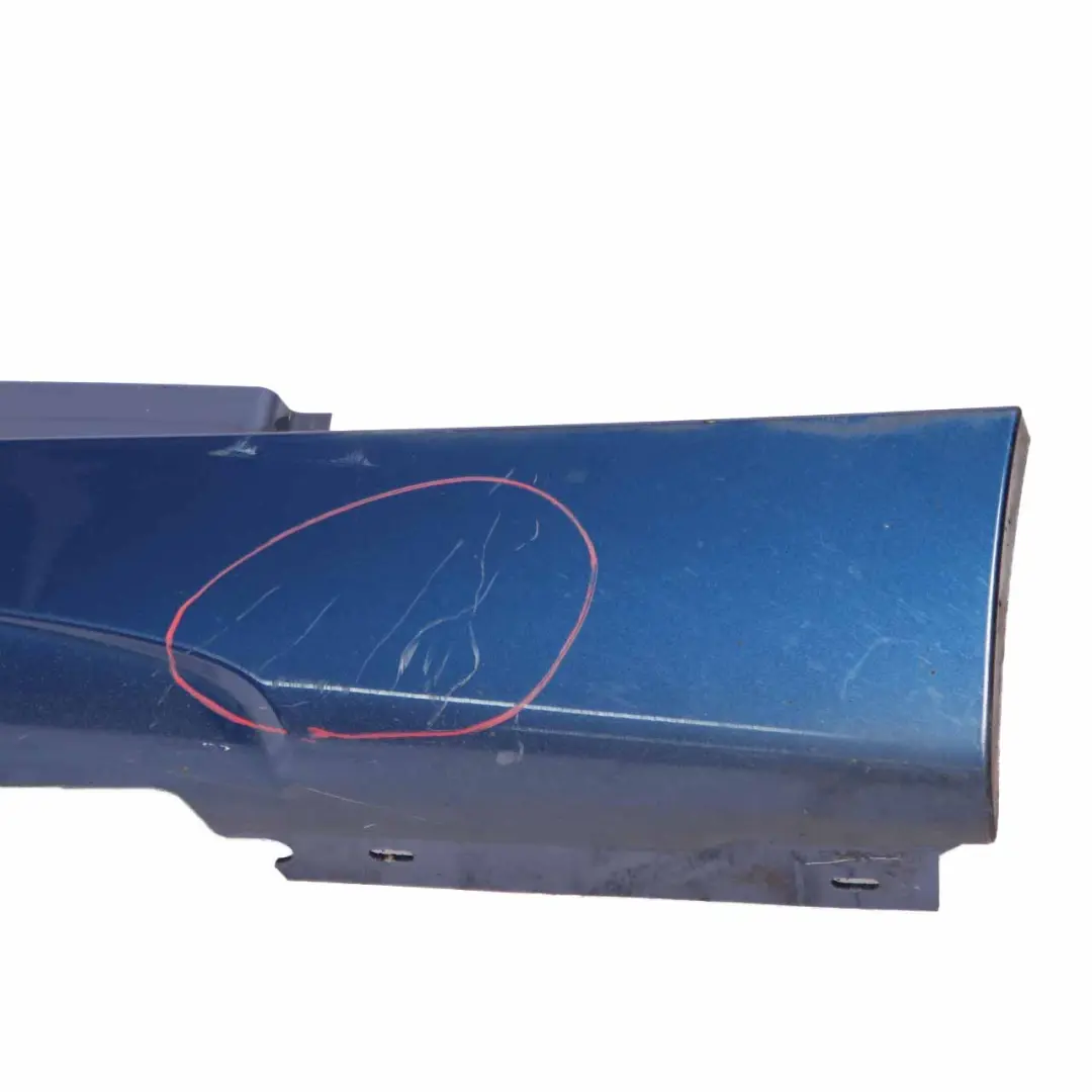 BMW E87 LCI M Sport Sill Strip Side Skirt Right O/S Le Mans Blue Metallic - 381