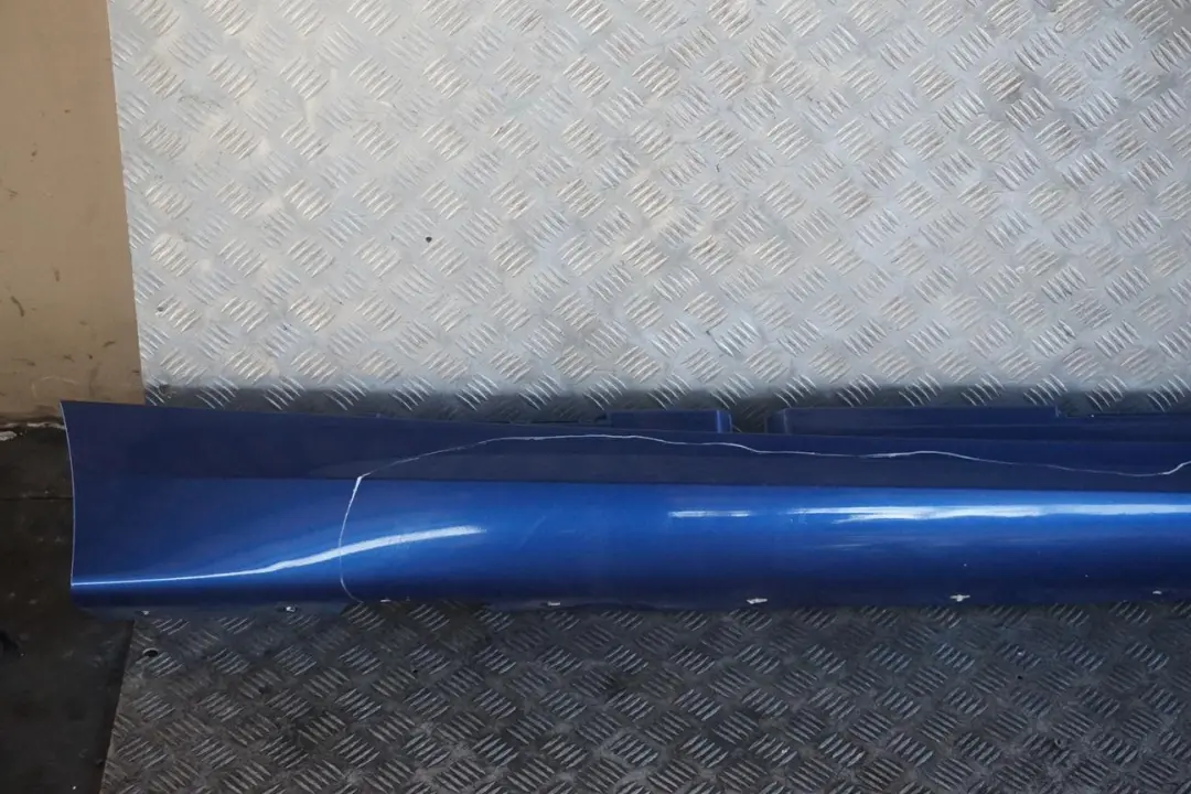 BMW 1 Series E87 M Sport Sill Strip Side Skirt Right O/S Montegoblau Blue A51