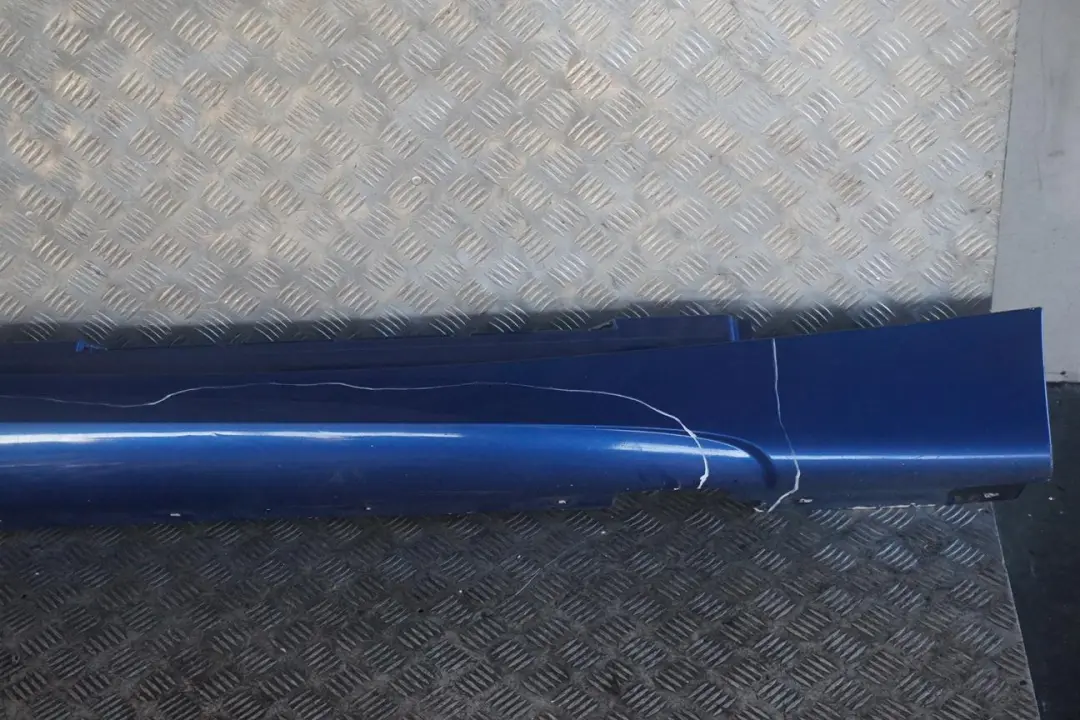 BMW 1 Series E87 M Sport Sill Strip Side Skirt Right O/S Montegoblau Blue A51