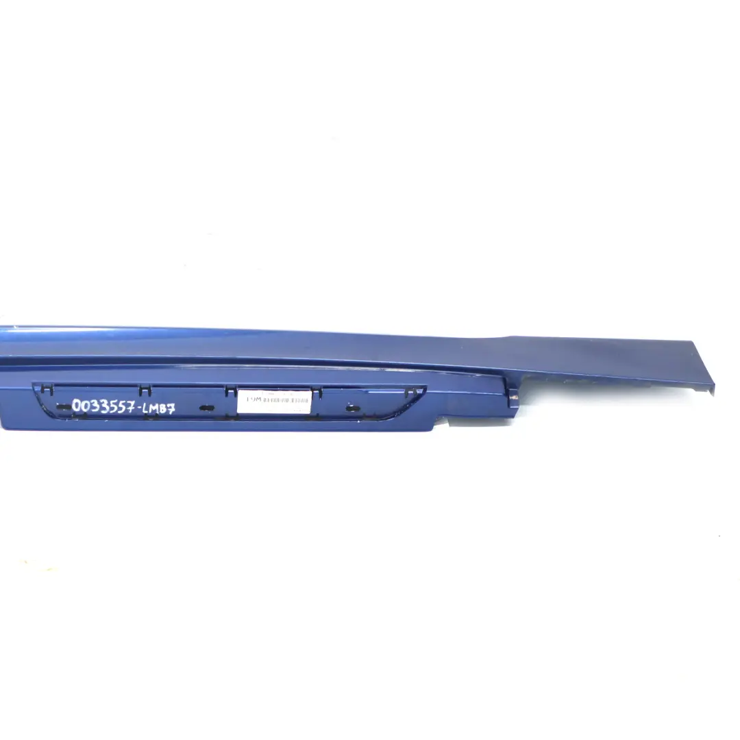 BMW E87 Side Skirt Strip M Sport Sill Left N/S Le Mans Blue Metallic - 381