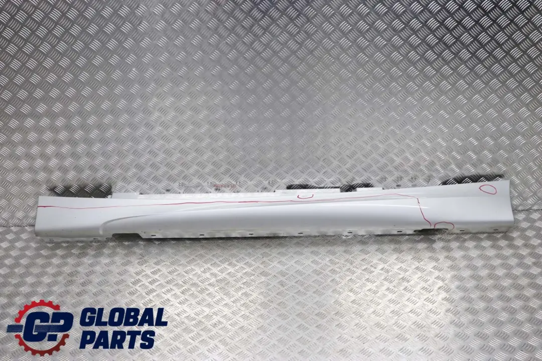 BMW 1 er E87 M Sport Schwellerleiste Blende Schweller Links Titansilber - 354