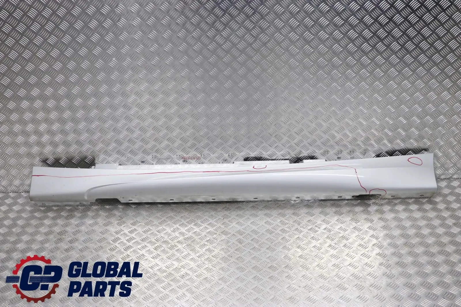 BMW 1 er E87 M Sport Schwellerleiste Blende Schweller Links Titansilber - 354
