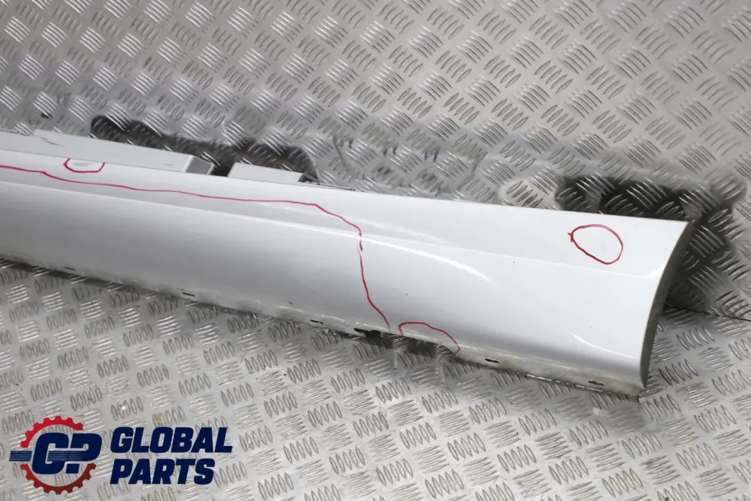 BMW 1 er E87 M Sport Schwellerleiste Blende Schweller Links Titansilber - 354