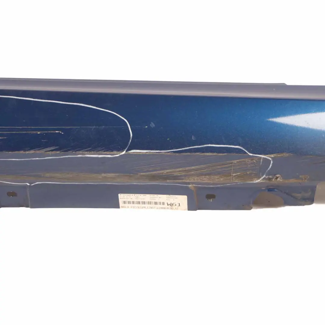 BMW E92 E93 Sill Strip Side Skirt Right O/S Le Mans Blau Blue - 381