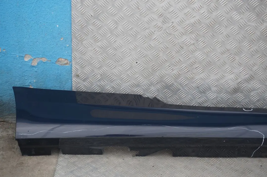 BMW 3 Serie 1 E92 E93 Sill Bande Laterale Jupe Droite O/S Bleu Monaco Bleu