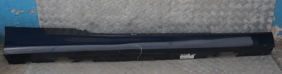 BMW 3 Serie 1 E92 E93 Sill Bande Laterale Jupe Droite O/S Bleu Monaco Bleu