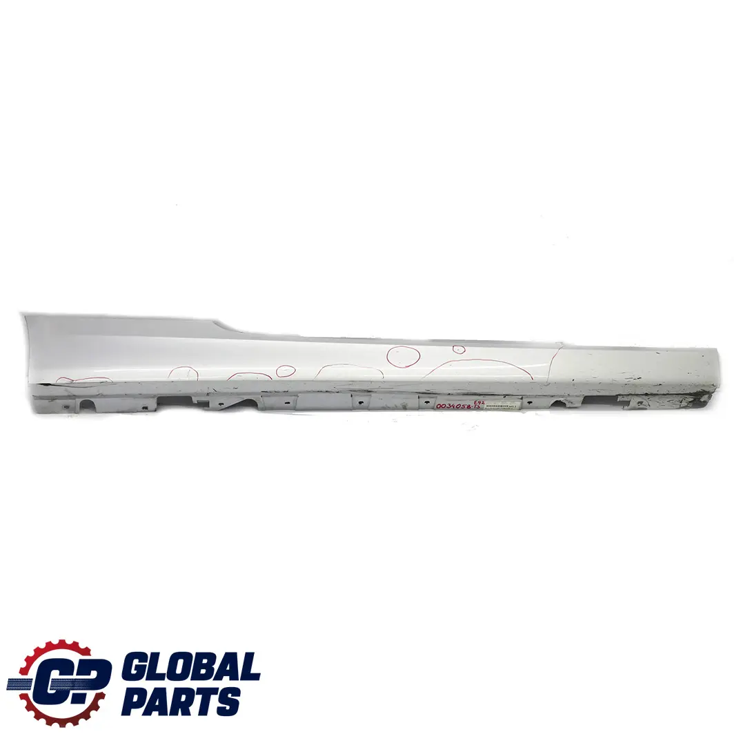 BMW 3 Series E92 E93 Sill Strip Side Skirt Right O/S Titansilber Titan Silver