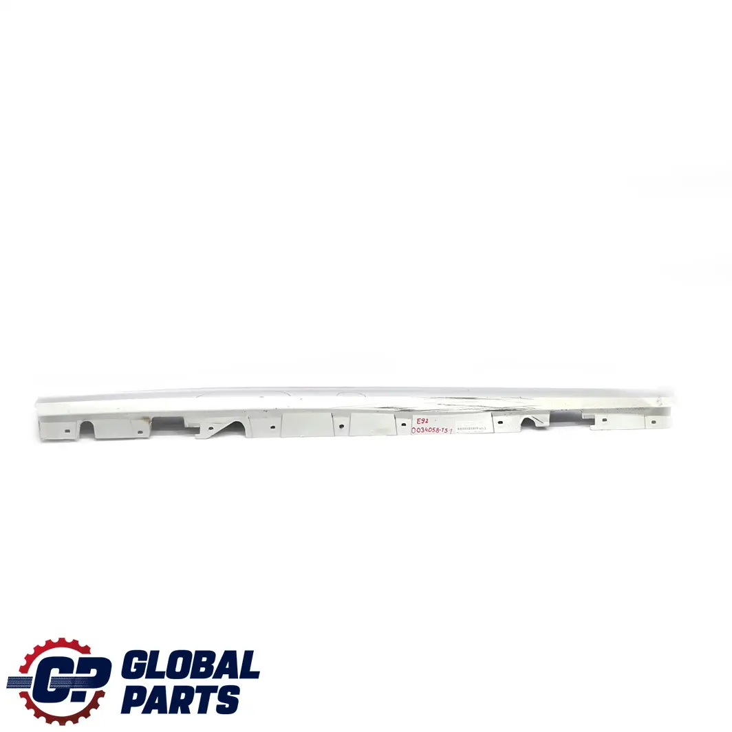 BMW 3 E92 E93 1 Sill Strip Side Skirt Right O/S Titansilber Titan Silver - 354