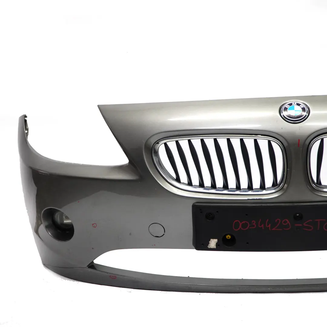 BMW Z4 E85 Convertible Roadster Front Bumper Trim Panel Sterlinggrau Grey - 472