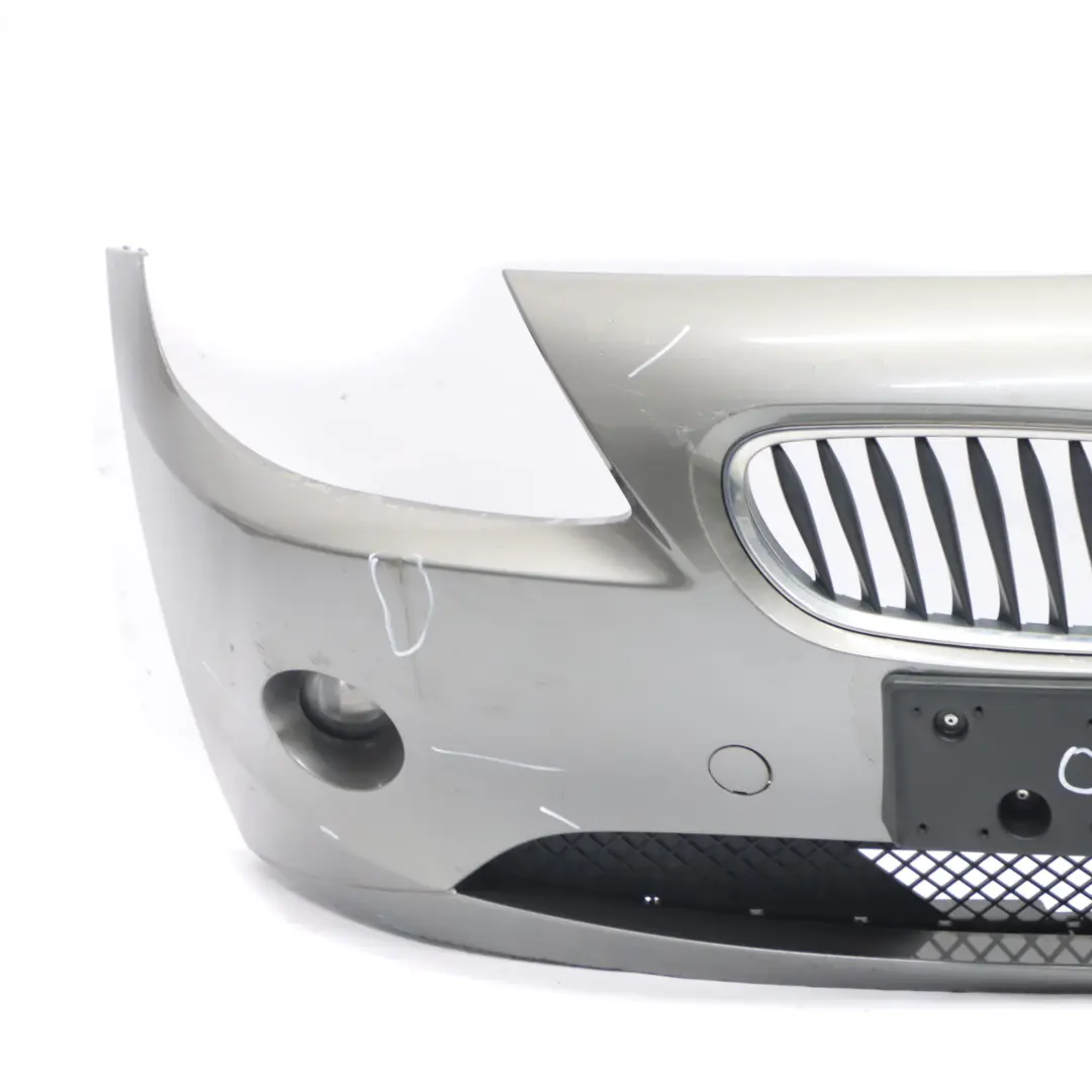 BMW Z4 E85 Convertible Roadster Front Bumper Trim Panel Sterlinggrau Grey - 472