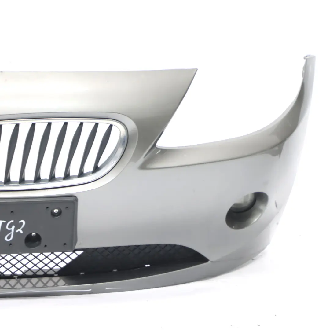 BMW Z4 E85 Convertible Roadster Front Bumper Trim Panel Sterlinggrau Grey - 472