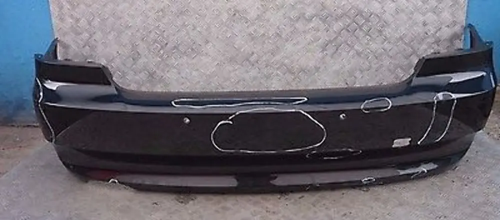 BMW 3 SERIES E92 E93 Rear Bumper Panel PDC Black Sapphire Metallic - 475