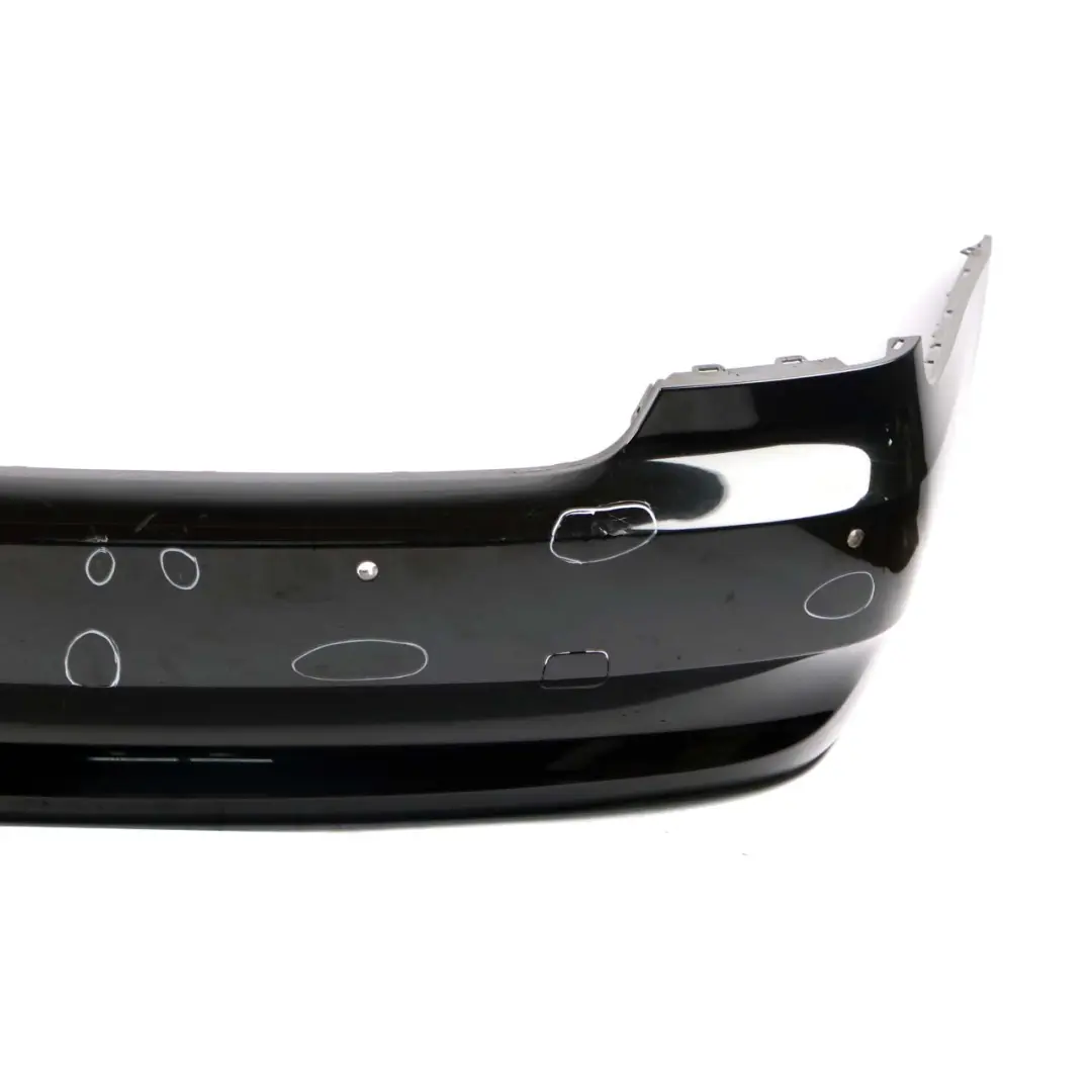 Bumper Rear BMW E92 Complete Trim Panel PDC Schwarz 2 Black - 668