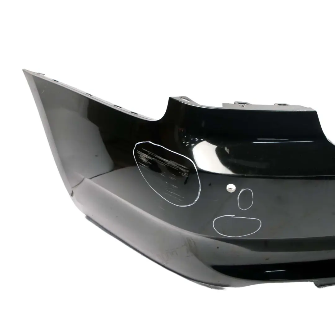 Bumper Rear BMW E92 Complete Trim Panel PDC Schwarz 2 Black - 668