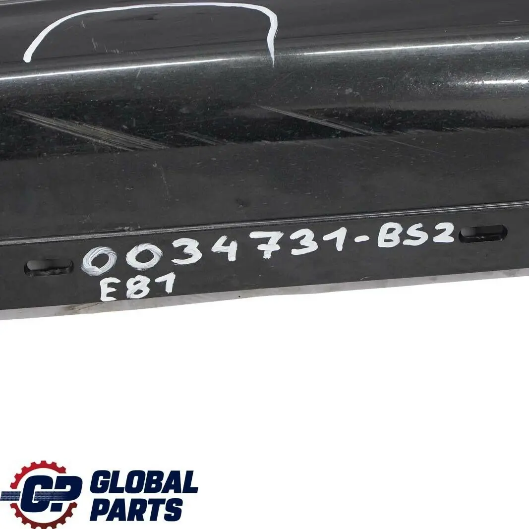 BMW 1 E81 E82 E88 2 M Sport Sill Strip Side Skirt Left N/S Black Sapphire - 475