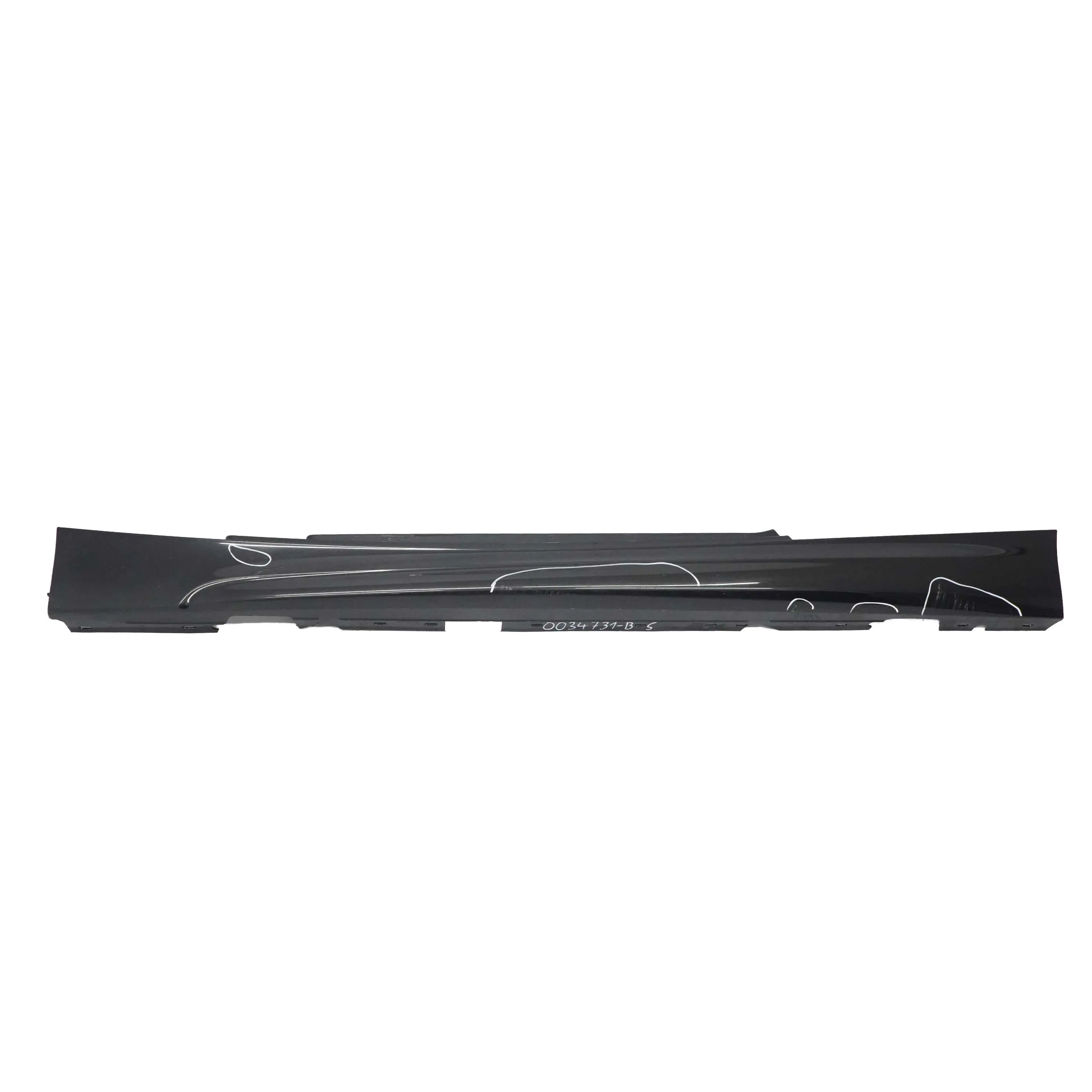 BMW E81 E82 E88 M Sport Sill Strip Faldon Lateral Izquierdo Negro Zafiro - 475