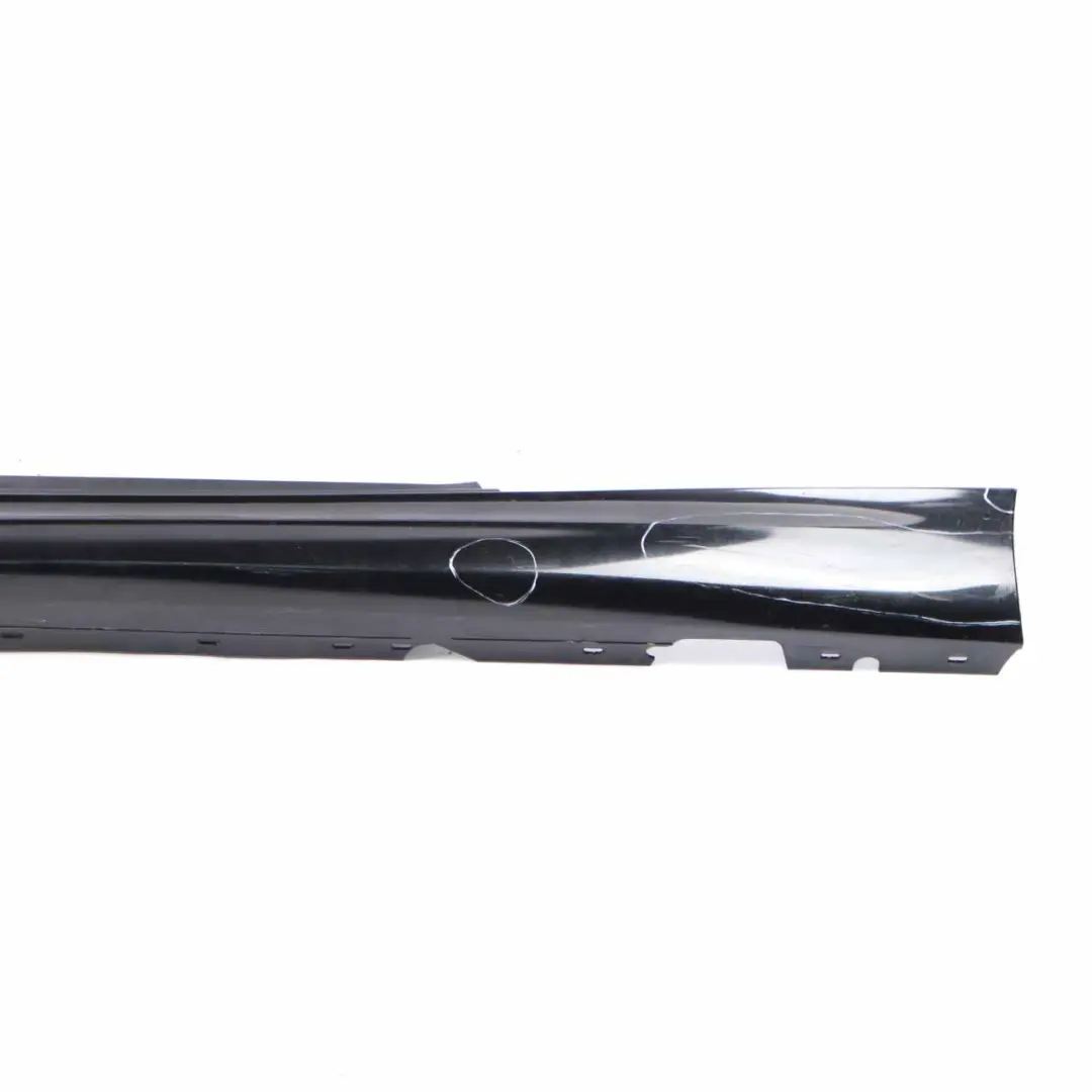 BMW E81 E82 E88 M Sport Sill Strip Side Skirt Left N/S Black Sapphire