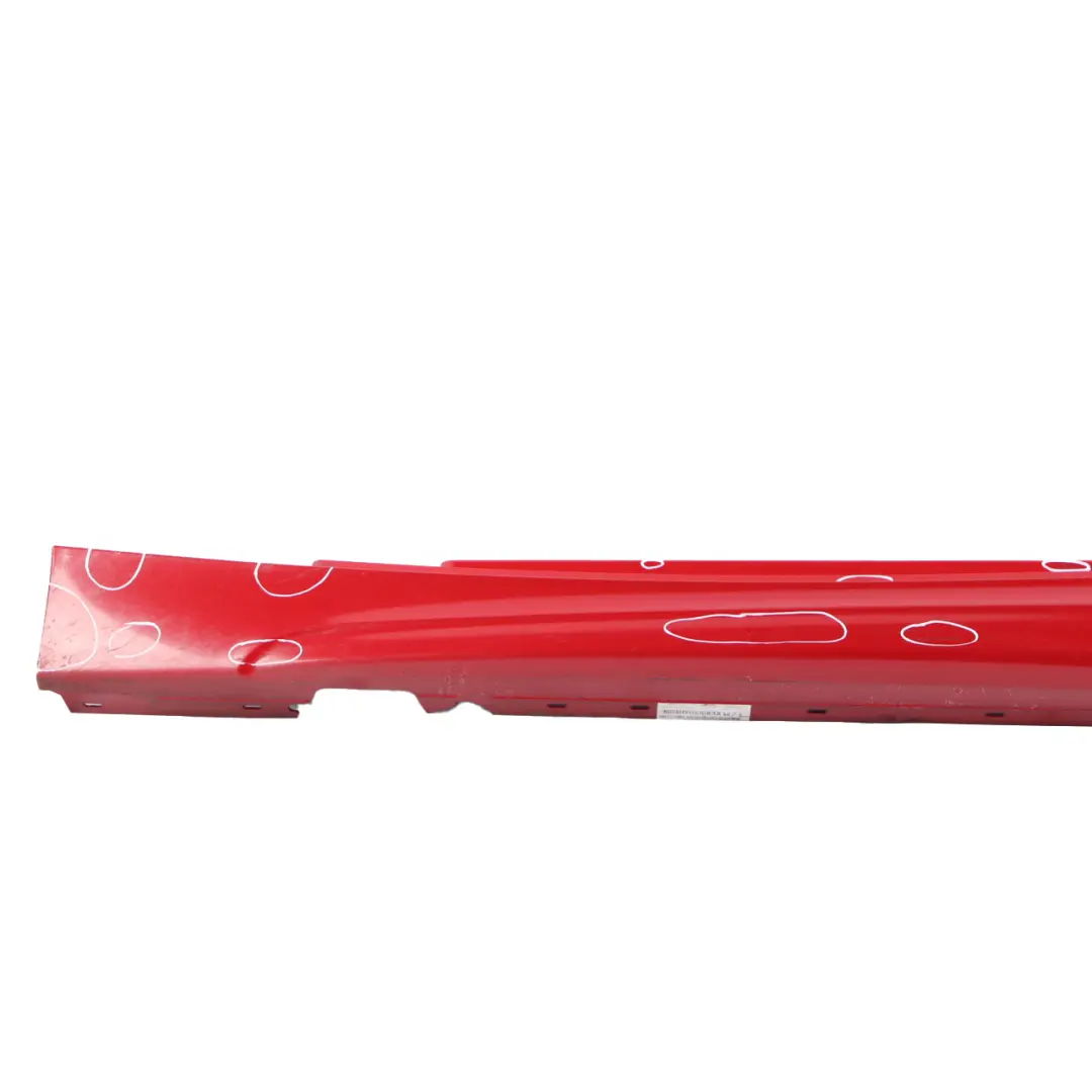 BMW E81 E82 E88 M Sport Sill Strip Side Skirt Left N/S Karmesinrot Red - A61