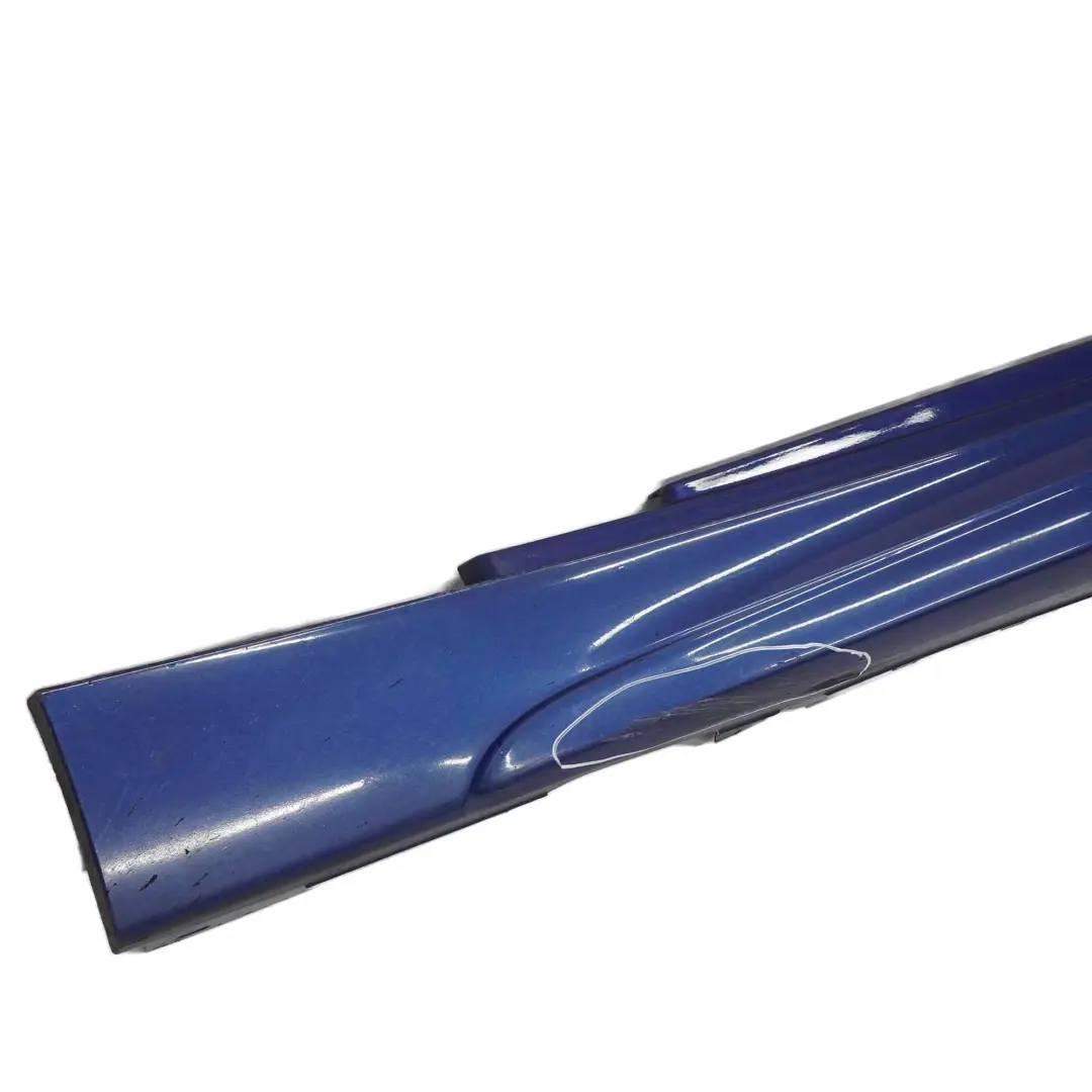 Side Skirt BMW E81 E82 E88 M Sport Sill Strip Left N/S Le Mans Blue Metallic 381