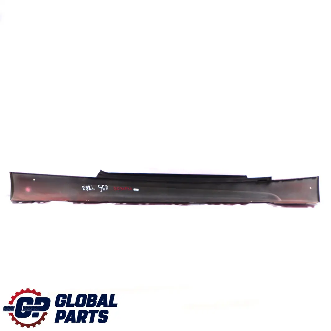 BMW 1 E81 E82 E88 M Sport Sill Strip Side Skirt Left N/S Sedonarot Red Metallic