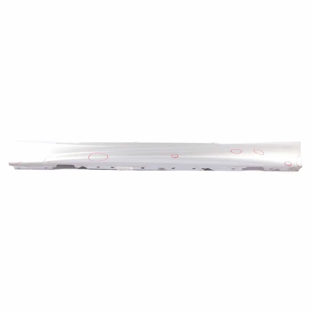 Side Skirt BMW E81 E82 E88 M Sport Sill Strip Left N/S Titansilber Silver - 354