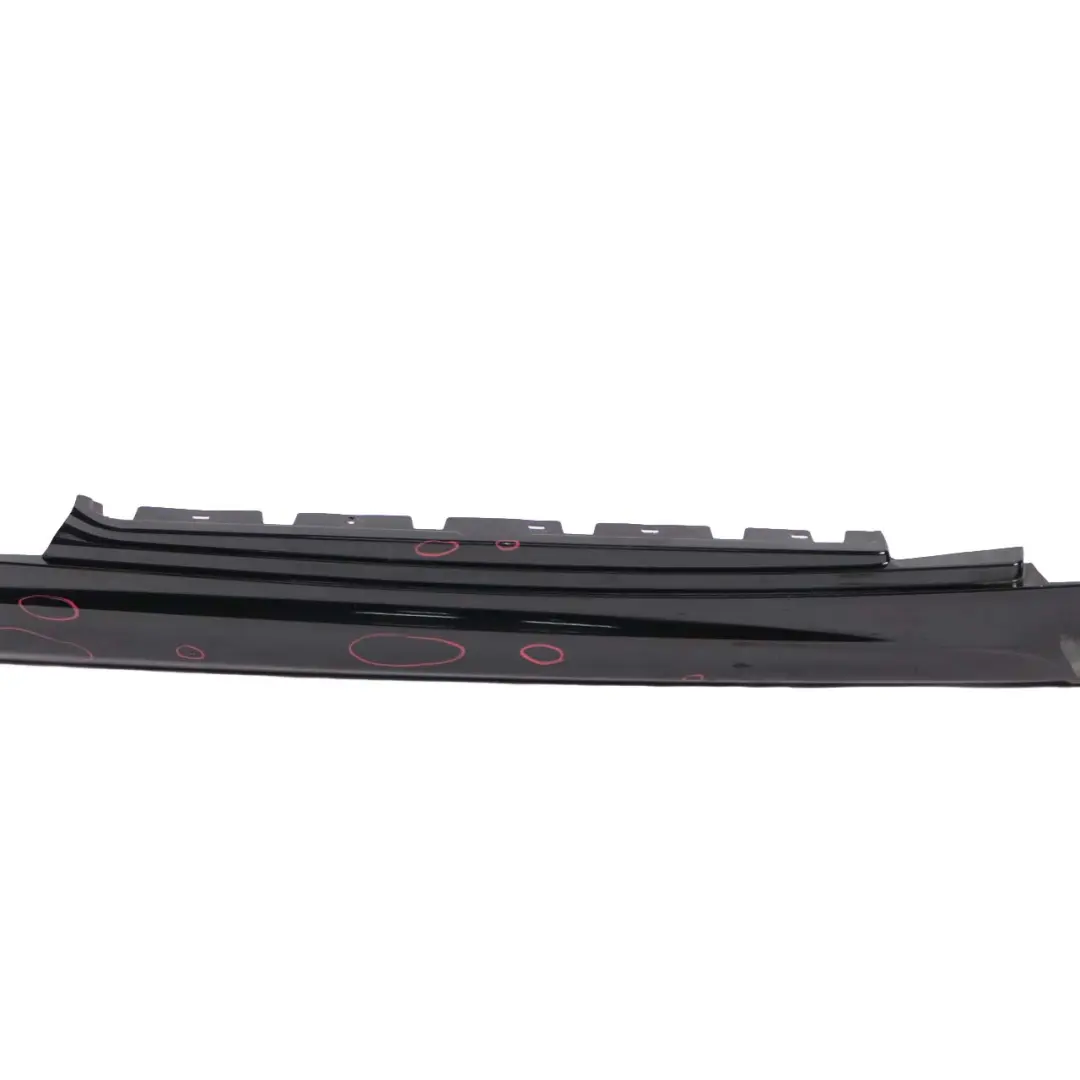 BMW E81 E82 E88 M Sport Sill Strip Skirt Right O/S Black Sapphire Metallic - 475