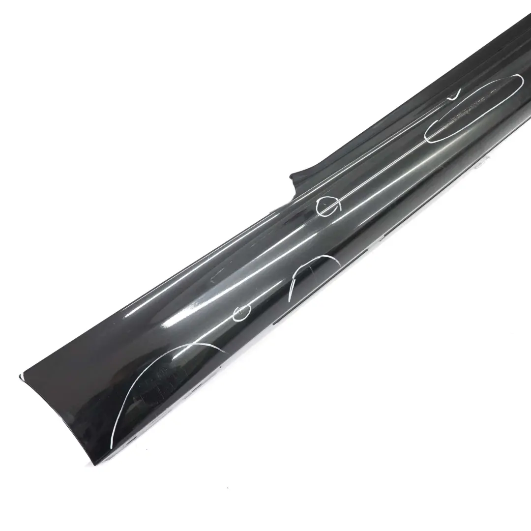 Side Skirt BMW E81 M Sport Sill Strip Right O/S E82 E88 Black Sapphire - 475