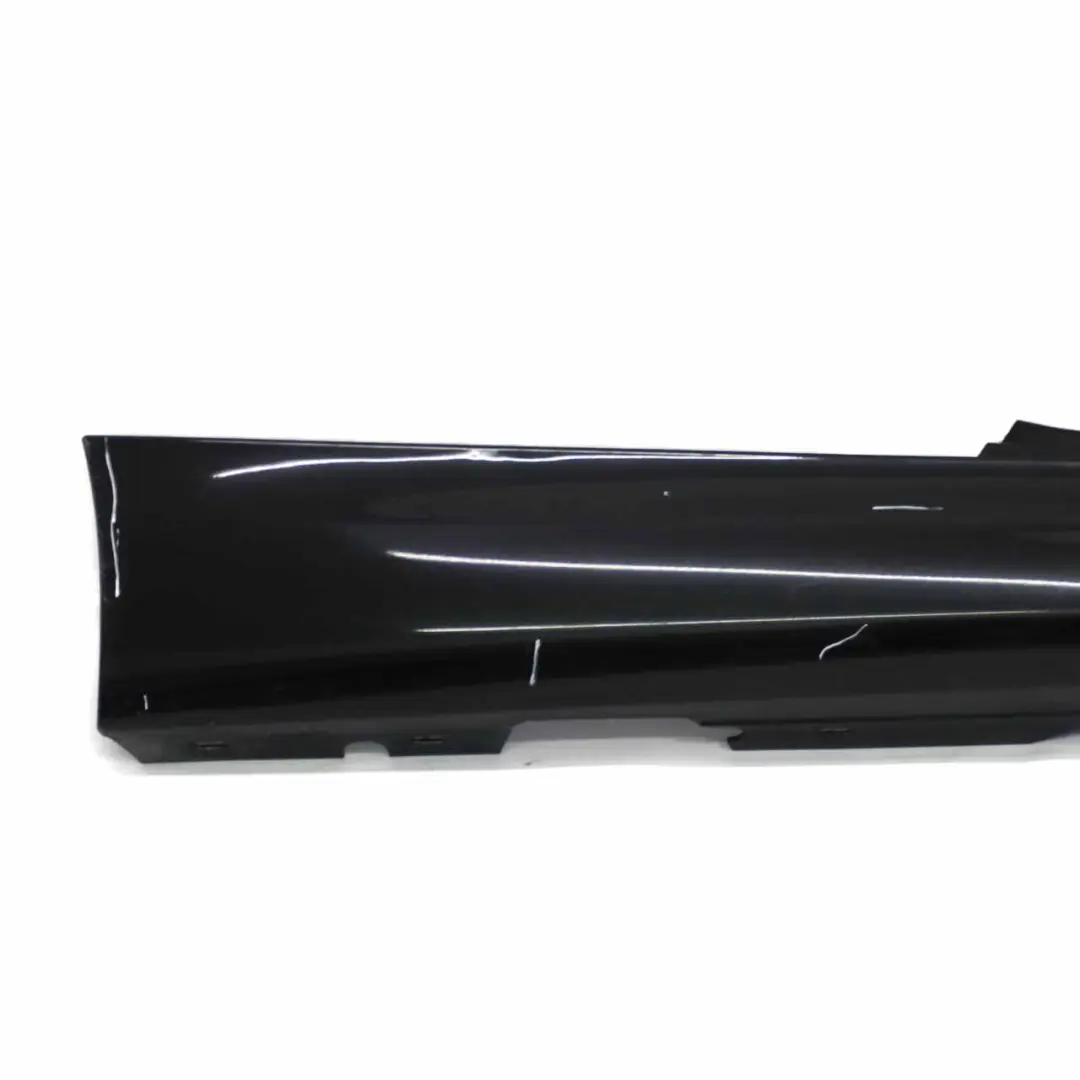 Side Skirt BMW E81 M Sport Sill Strip Right O/S E82 E88 Black Sapphire - 475