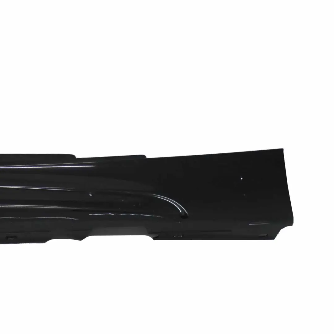 Side Skirt BMW E81 M Sport Sill Strip Right O/S E82 E88 Black Sapphire - 475