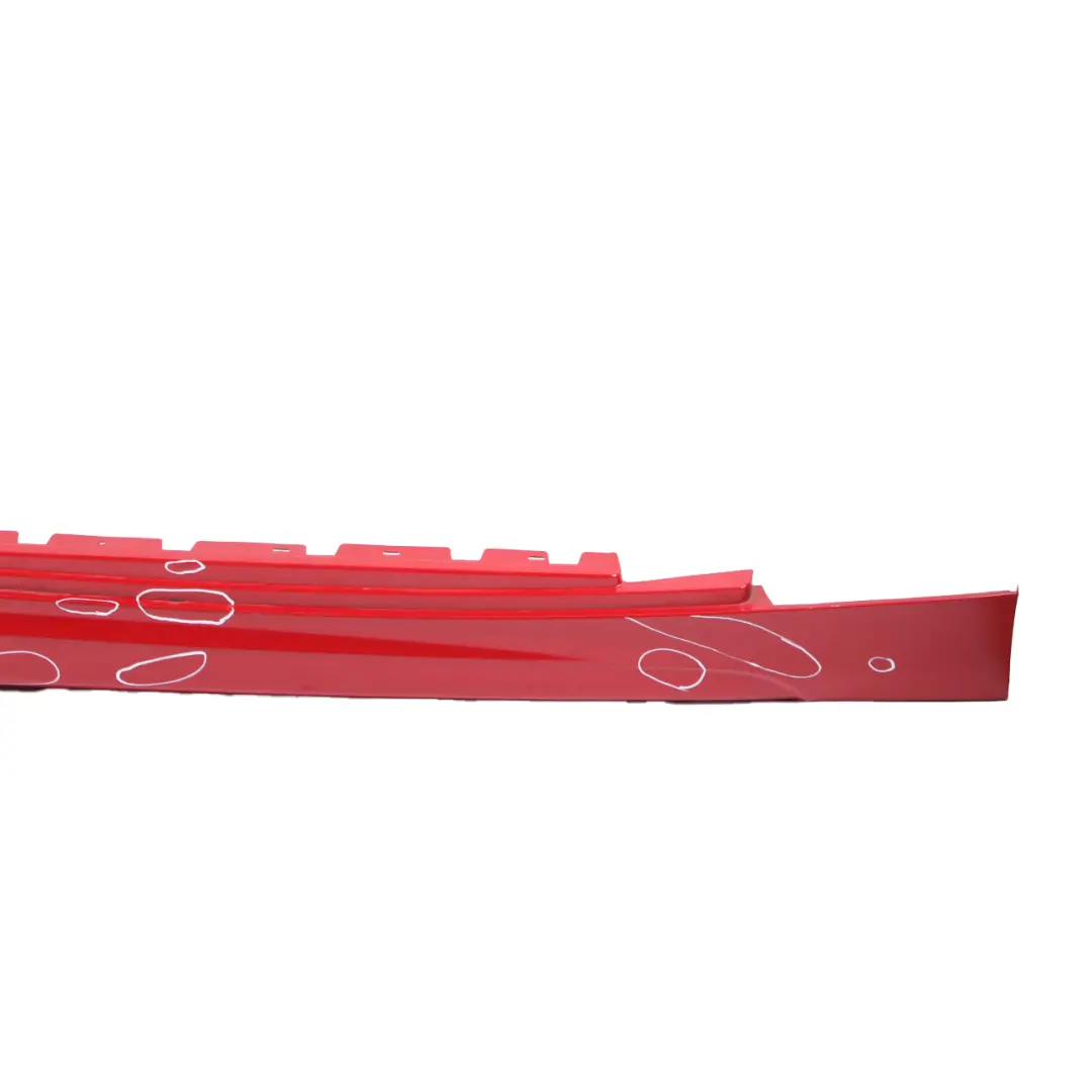 BMW E81 E82 E88 M Sport Sill Strip Skirt Right O/S Karmesinrot Red - A61