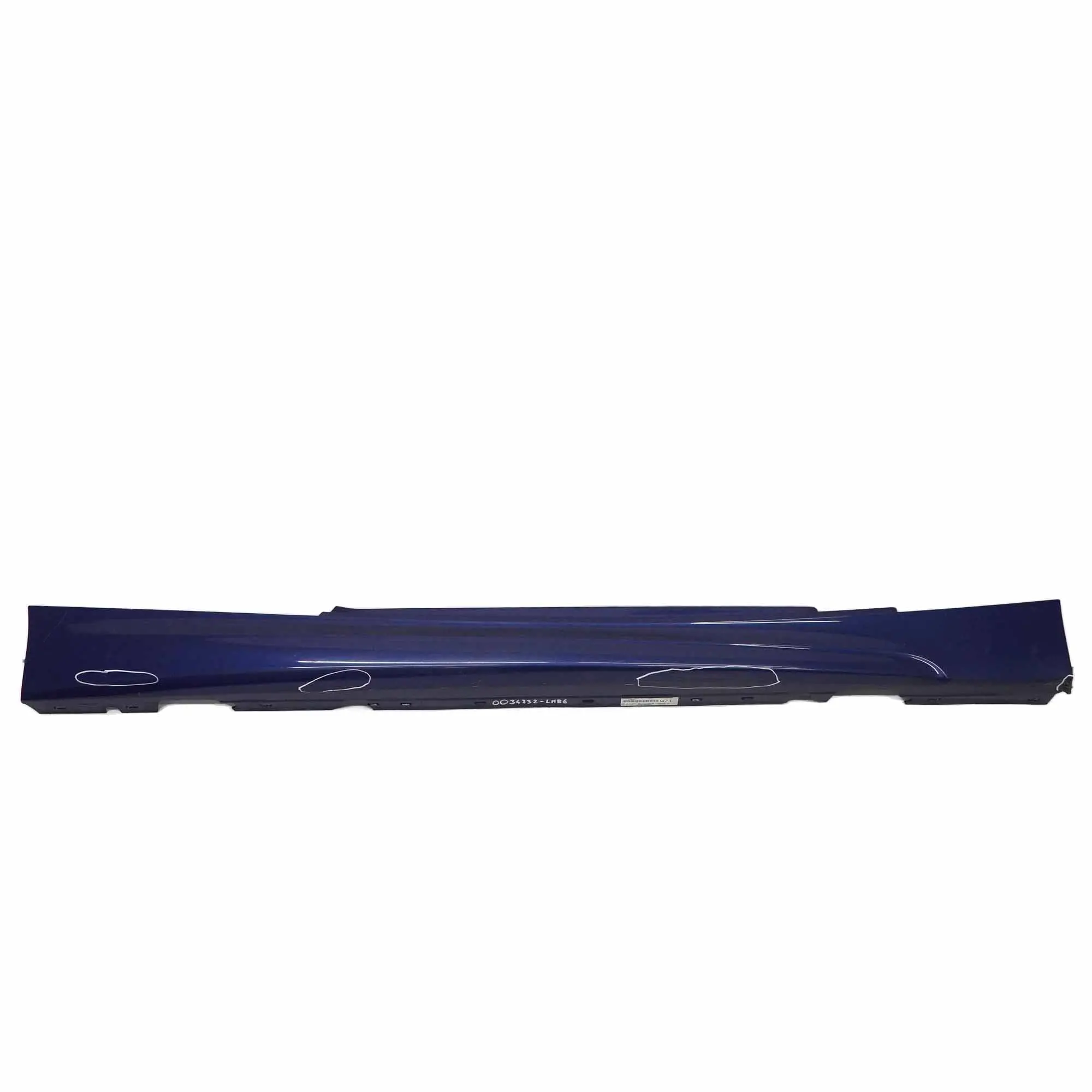 BMW 1 E81 E82 E88 6 M Sport Sill Strip Skirt Right O/S Le Mans Blau - 381