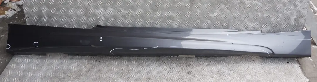 BMW E81 E82 E88 M SPORT Sill Strip Faldon Derecho Sparkling Graphite