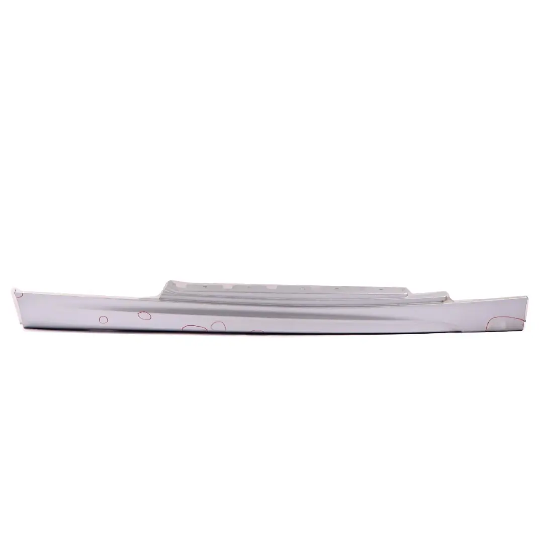 BMW 1 E81 E82 E88 M Sport Sill Strip Skirt Right O/S Titansilber Silver - 354