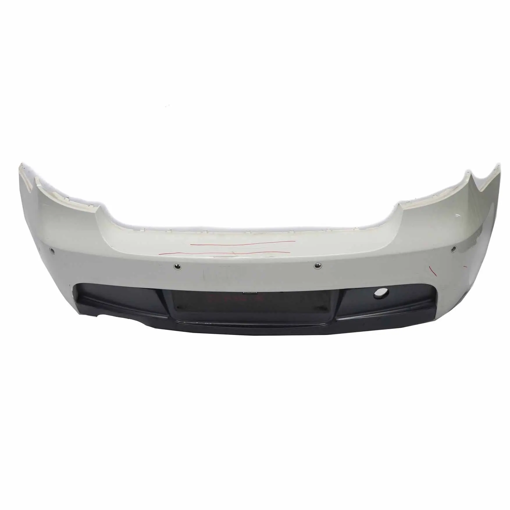 BMW E81 E87 LCI M Sport Rear Bumper Trim Panel PDC Alpinweiss White - 300