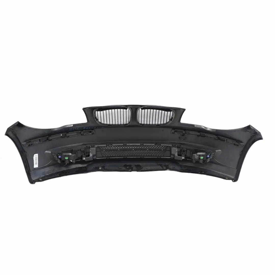 Front Bumper BMW E81 E87 LCI Trim Cover PDC Black Sapphire Metallic - 475