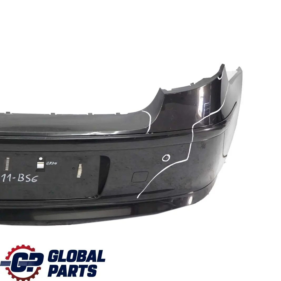 BMW 1 E81 E87 LCI 6 Rear Bumper Trim Panel PDC Black Sapphire Metallic - 475