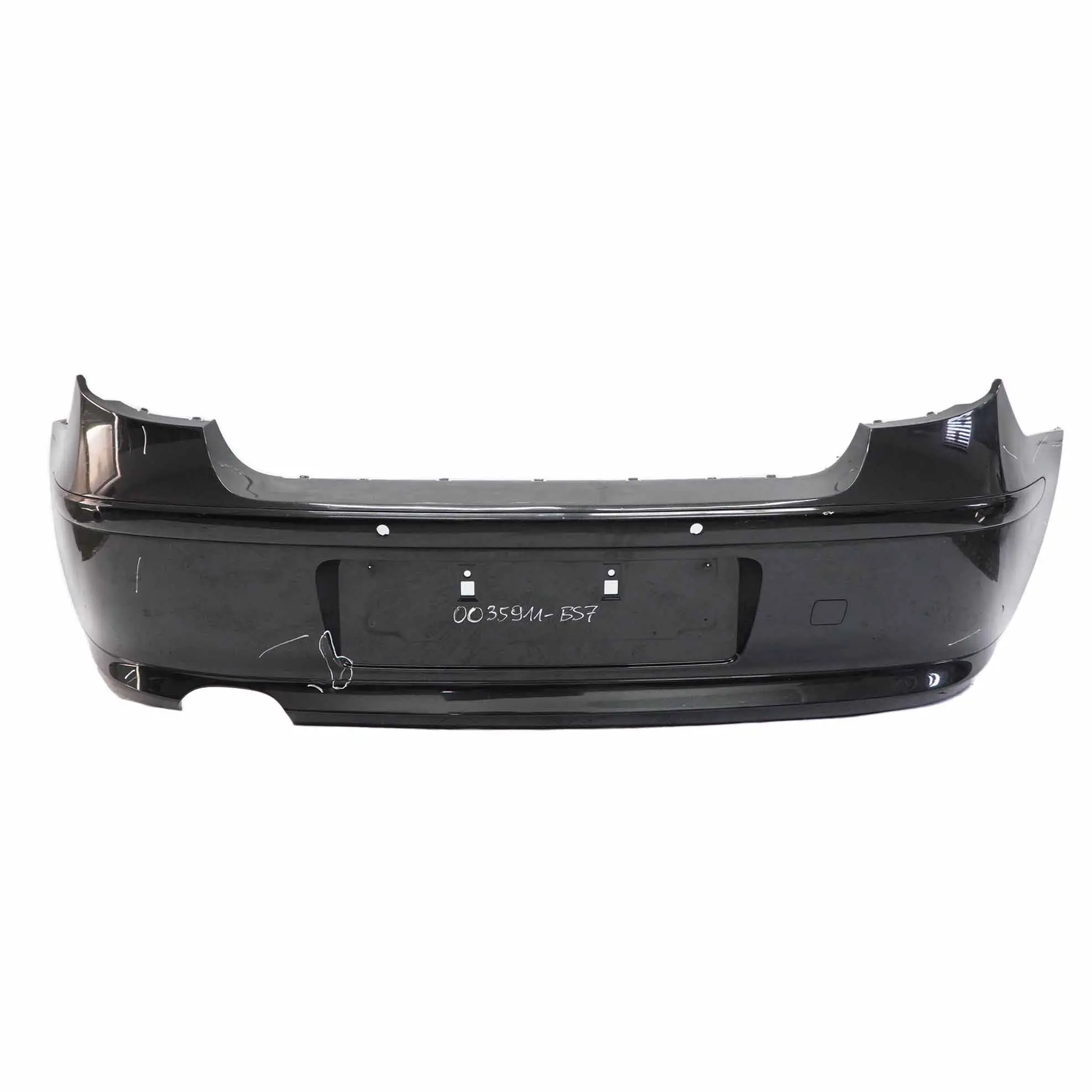 Rear Bumper BMW E81 E87 LCI Trim Panel PDC Black Sapphire Metallic - 475