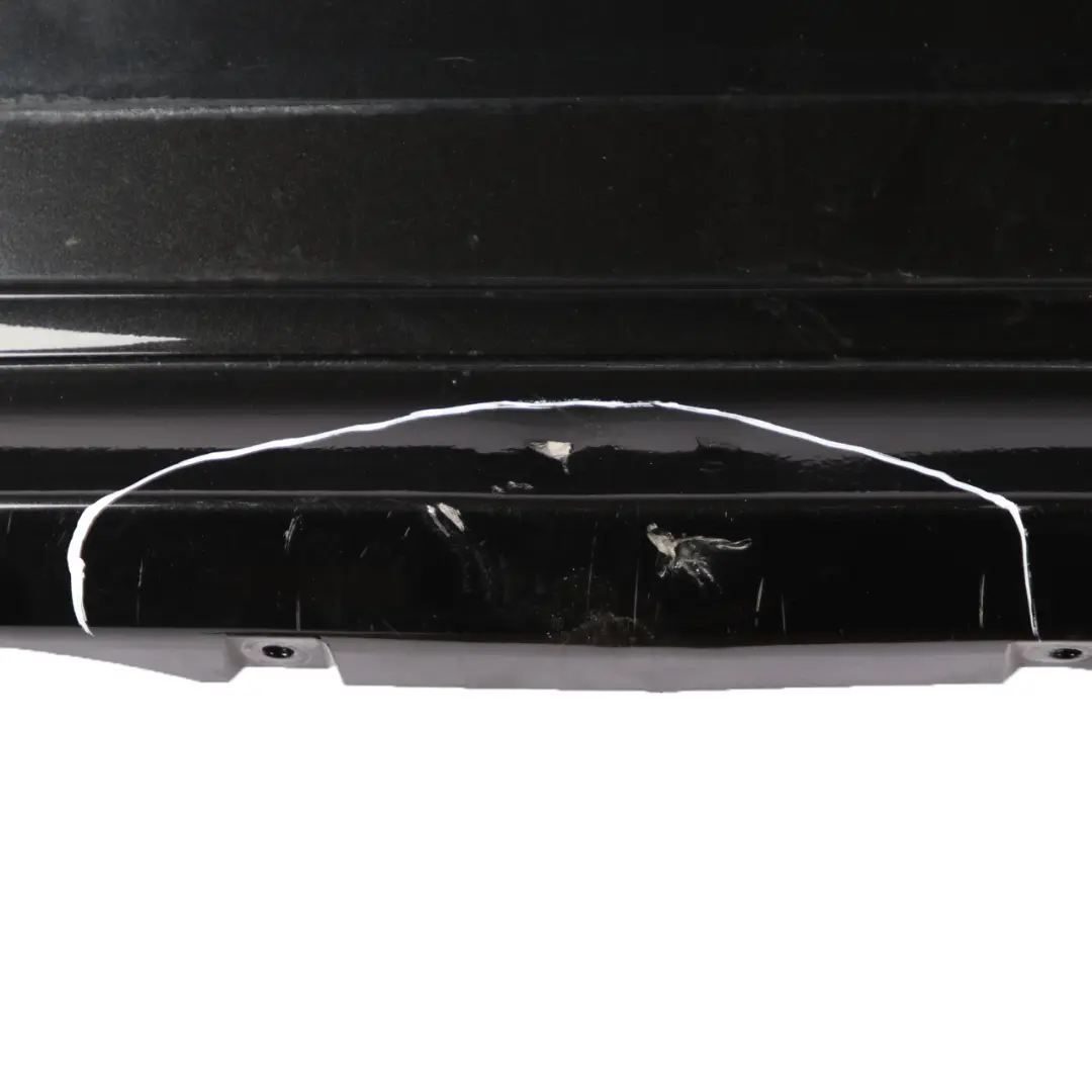 BMW 1 E81 E87 LCI Rear Bumper Trim Panel Black Sapphire Metallic - 475