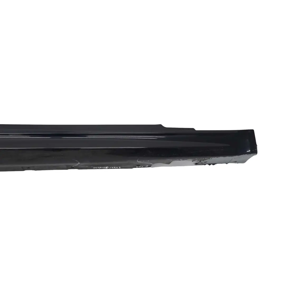 BMW E92 M3 Sill Strip Faldon Lateral Derecho Jerezschwarz Jerez Negro - A73