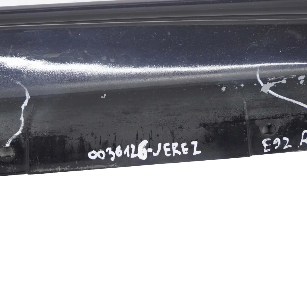 BMW E92 M3 Sill Strip Faldon Lateral Derecho Jerezschwarz Jerez Negro - A73