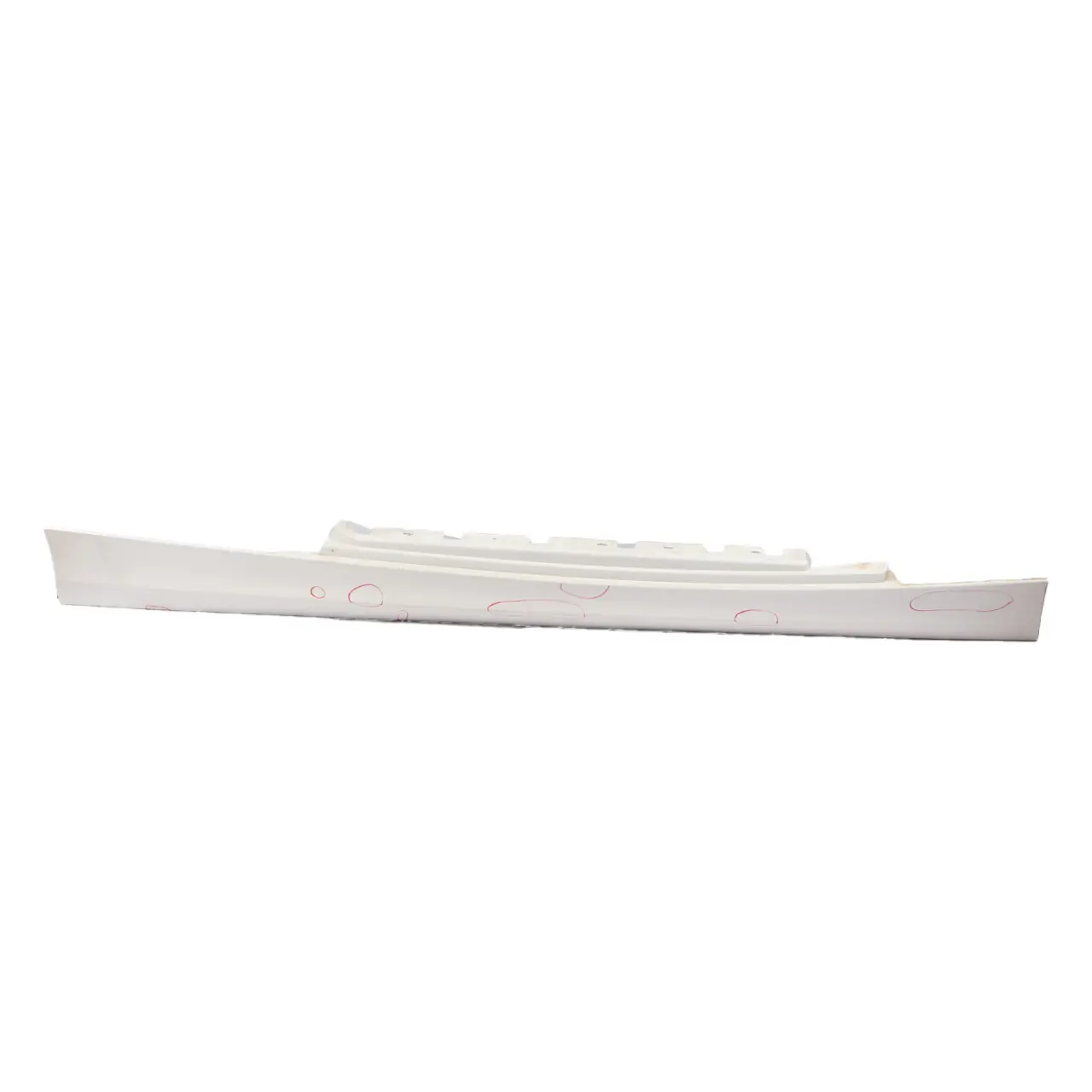 BMW E81 E82 E88 Sill Strip Side Skirt Right O/S Alpinweiss White 3 - 300