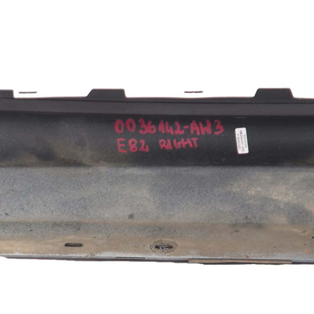 BMW E81 E82 E88 Sill Strip Side Skirt Right O/S Alpinweiss White 3 - 300
