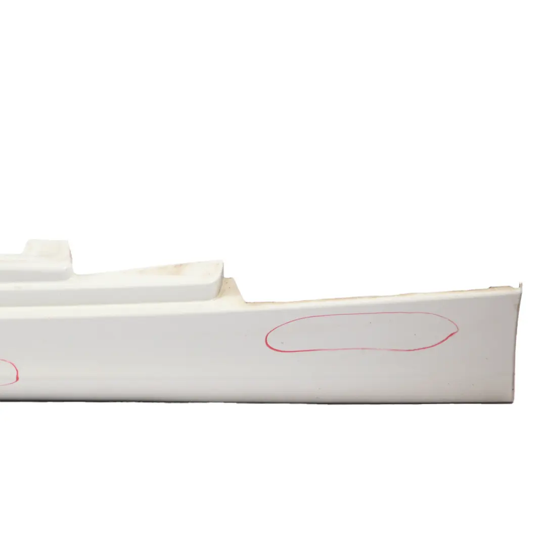 BMW E81 E82 E88 Sill Strip Side Skirt Right O/S Alpinweiss White 3 - 300