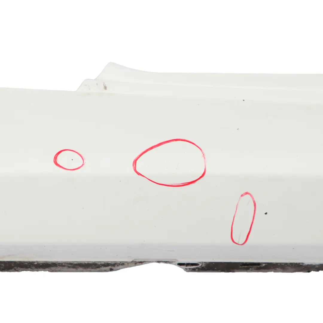 BMW E81 E82 E88 Sill Strip Side Skirt Right O/S Alpinweiss White 3 - 300