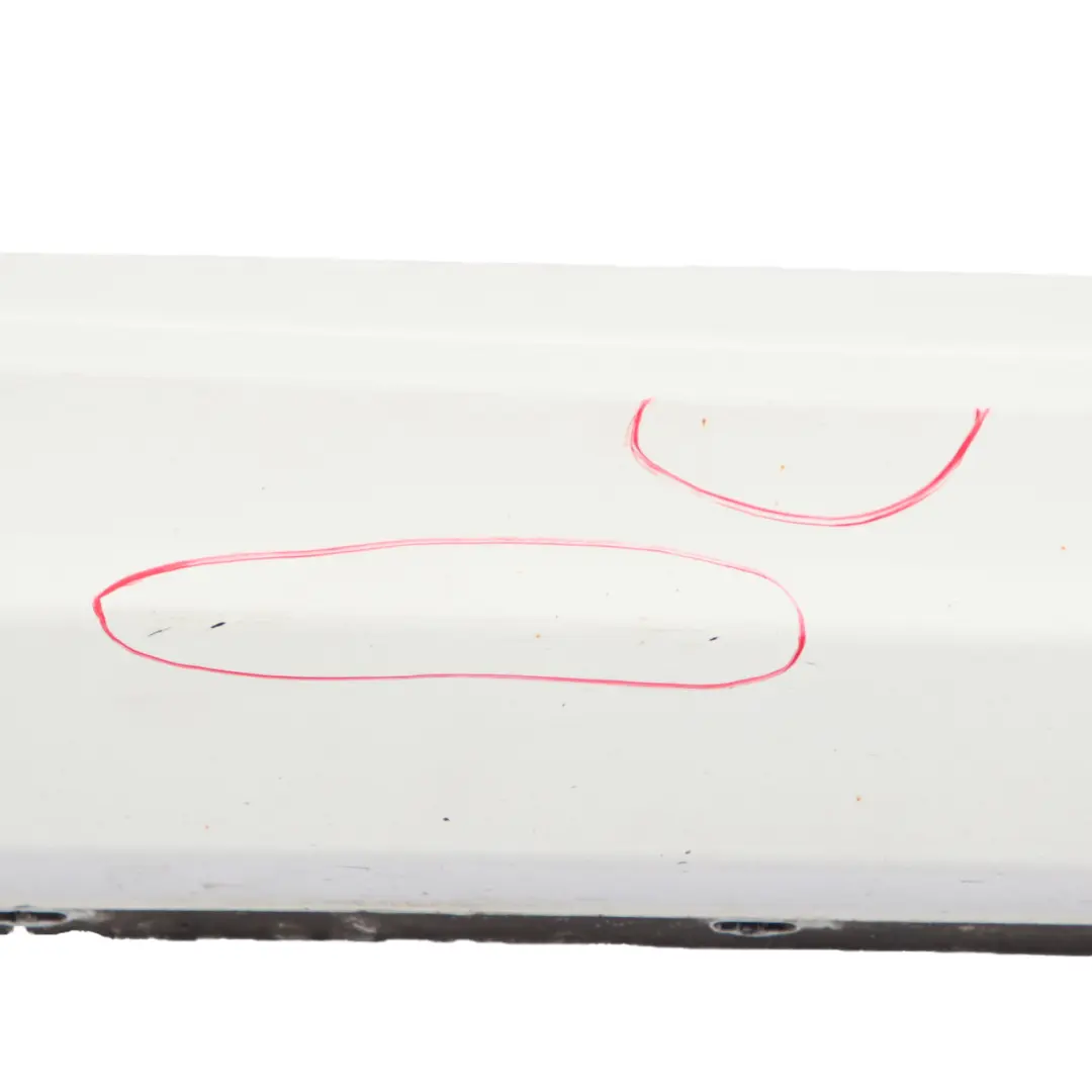 BMW E81 E82 E88 Sill Strip Side Skirt Right O/S Alpinweiss White 3 - 300