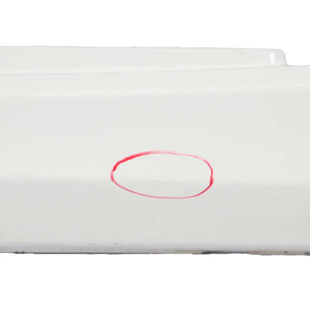 BMW E81 E82 E88 Sill Strip Side Skirt Right O/S Alpinweiss White 3 - 300